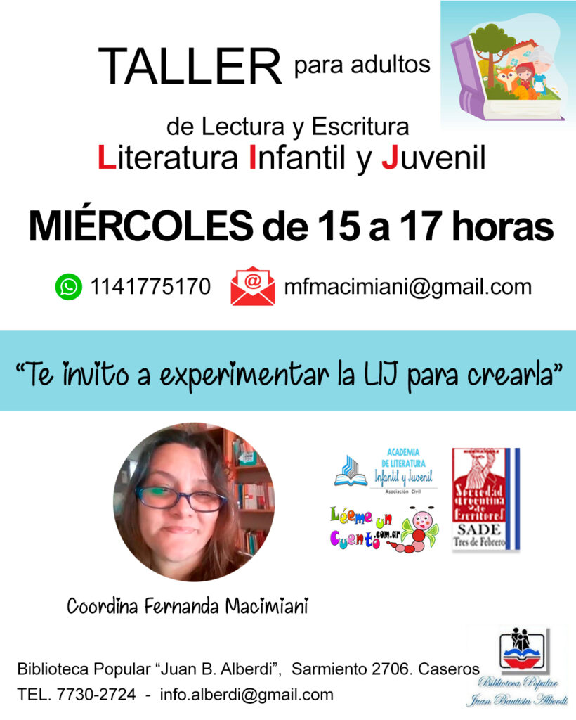 Taller de Literatura Infantil en Caseros