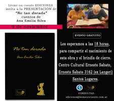 Presentación del libro NO TAN DORADA - Ana Emilia Silva